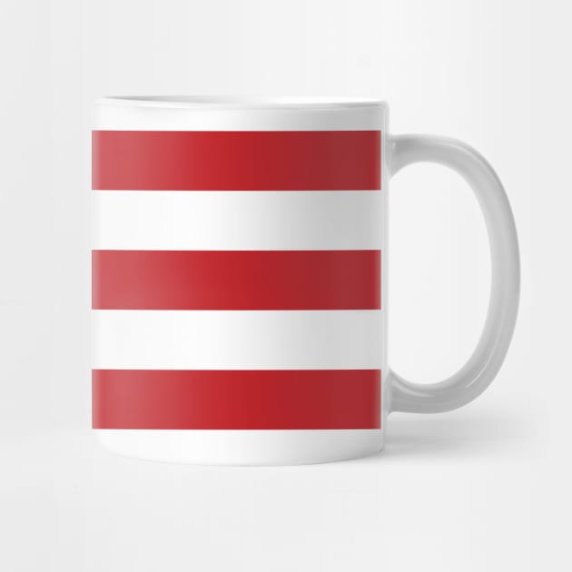 Red White Stripes by Sandra Hutter Designs